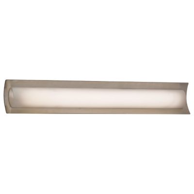 Justice Design Group Fusion Lineate LED Vanity Light - Color: White - Size