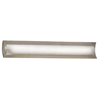 Justice Design Group Fusion Lineate LED Vanity Light - Color: White - Size