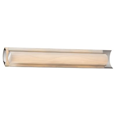 Justice Design Group Porcelina Lineate LED Vanity Light - Color: White - S