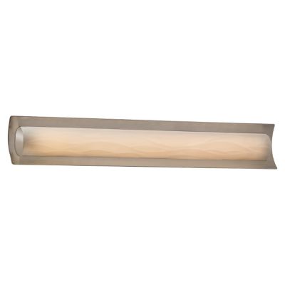 Justice Design Group Porcelina Lineate LED Vanity Light - Color: White - S