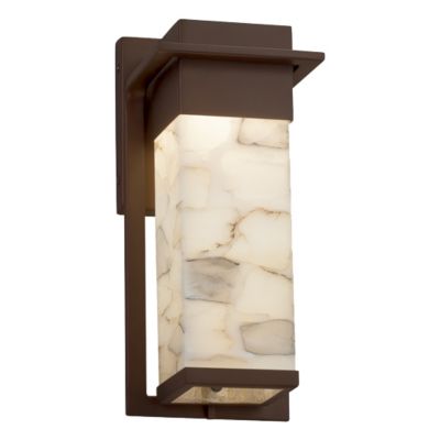 Justice Design Group Alabaster Rocks Pacific Outdoor Wall Sconce - Color: B