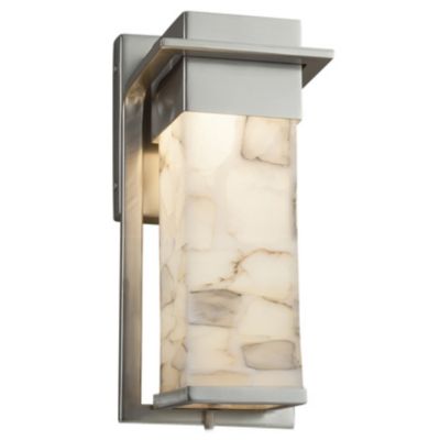 Justice Design Group Alabaster Rocks Pacific Outdoor Wall Sconce - Color: N