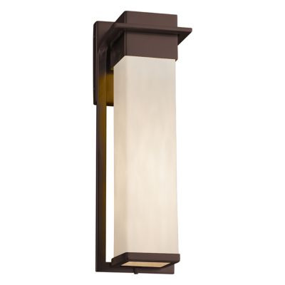 Justice Design Group Clouds Pacific Outdoor Wall Sconce - Color: Bronze - S