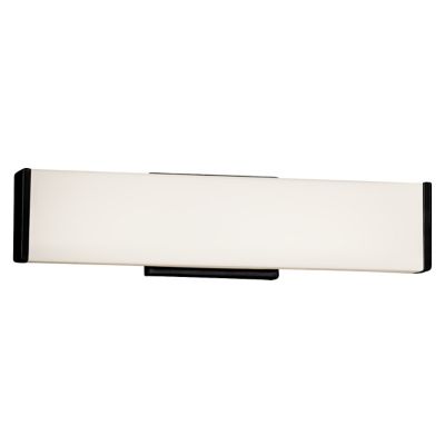 Justice Design Group Fusion Latitude Vanity Light - Color: Black - Size: 1 