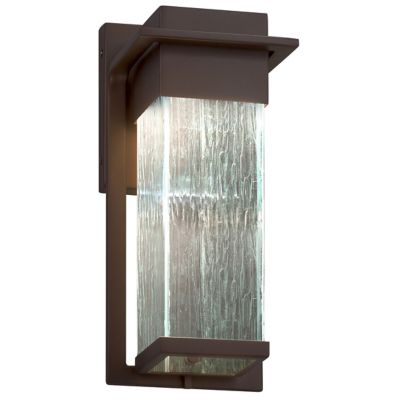 Justice Design Group Fusion Pacific Outdoor Wall Sconce - Color: Bronze - S