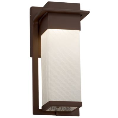 Justice Design Group Fusion Pacific Outdoor Wall Sconce - Color: Bronze - S