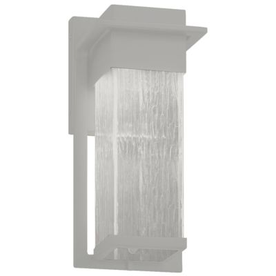 Justice Design Group Fusion Pacific Outdoor Wall Sconce - Color: Silver - S