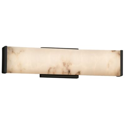 Justice Design Group LumenAria Latitude Vanity Light - Color: Black - Size