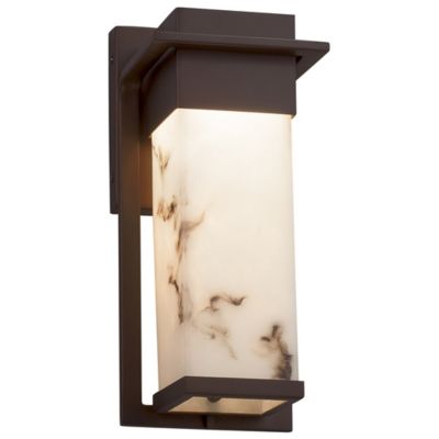 Justice Design Group LumenAria Pacific Outdoor Wall Sconce - Color: Bronze 