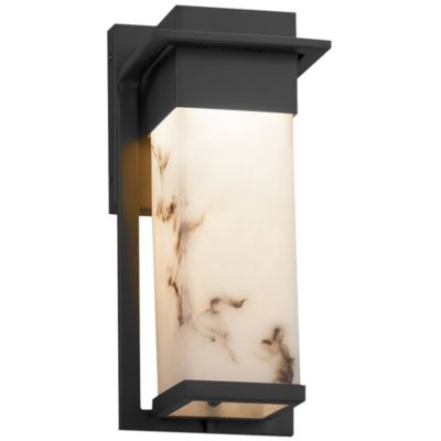 Justice Design Group LumenAria Pacific Outdoor Wall Sconce - Color: Black -