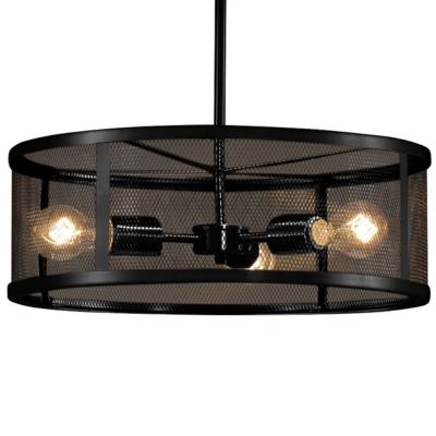 JDG844753 Justice Design Group Wire Mesh Drum Pendant Light  sku JDG844753