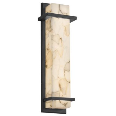 Justice Design Group Alabaster Rocks Monolith LED Outdoor/Indoor Wall Sconc