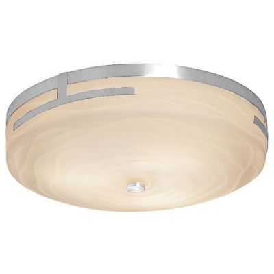 Justice Design Group Porcelina Atlas LED Round Flushmount Light - Color: Po