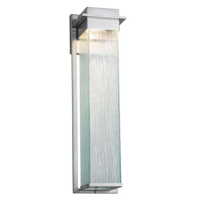 Justice Design Group Fusion Pacific LED Outdoor Wall Sconce - Color: Nickel