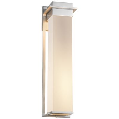 Justice Design Group Fusion Pacific LED Outdoor Wall Sconce - Color: Nickel