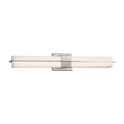 Justice Design Group Fusion Era Linear LED Vanity Light - Color: Silver - S