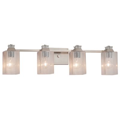 Justice Design Group Fusion Ardent Vanity Light - Color: Brushed Nickel - S