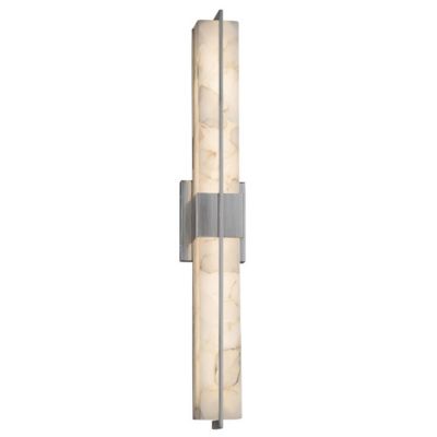 Justice Design Group Alabaster Rocks Era Linear LED Vanity Light - Color: 