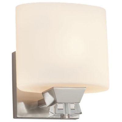 Justice Design Group Fusion Ardent Wall Sconce - Color: White - FSN-8471-30