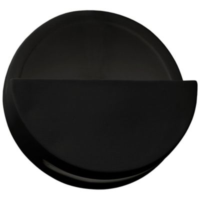 Justice Design Group Ambiance Dome Open Top LED Wall Sconce - Color: Black 