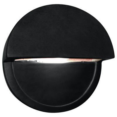 Justice Design Group Ceramics ADA Dome Outdoor LED Wall Sconce - Color: Mat