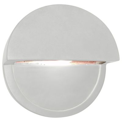 Justice Design Group Ceramics ADA Dome Outdoor LED Wall Sconce - Color: Mat