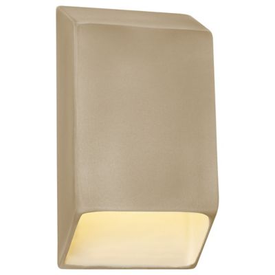 Justice Design Group Ambiance Tapered Rectangle Closed Top LED Wall Sconce 