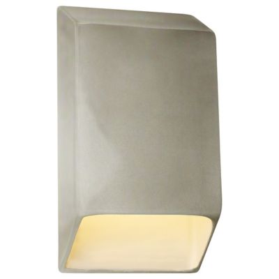 Justice Design Group Ambiance Tapered Rectangle Closed Top LED Wall Sconce 