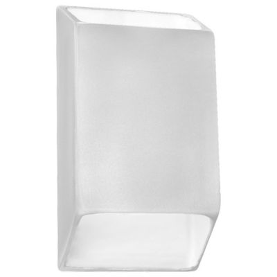 Justice Design Group Ambiance Tapered Rectangle Open Top and Bottom LED Wal