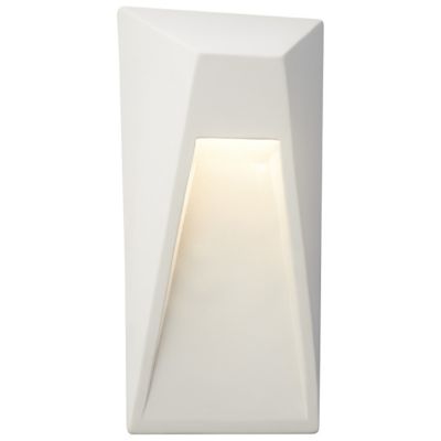 Justice Design Group Ambiance Vertice Outdoor LED Wall Sconce - Color: Beig