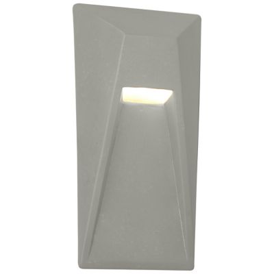 Justice Design Group Ambiance Vertice Outdoor LED Wall Sconce - Color: Whit