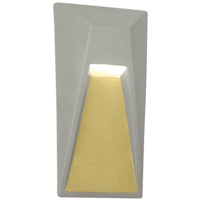 Justice Design Group Ambiance Vertice Outdoor LED Wall Sconce - Color: Whit