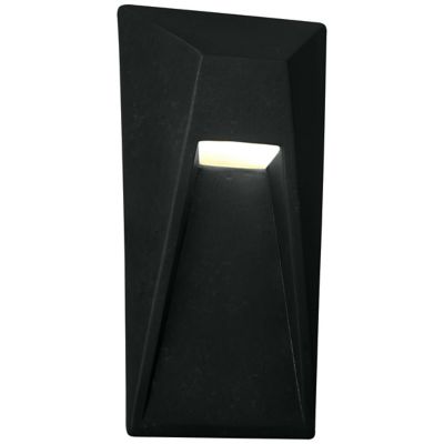 Justice Design Group Ambiance Vertice LED Wall Sconce - Color: Black - CER-