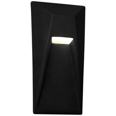 Justice Design Group Ambiance Vertice LED Wall Sconce - Color: Black - CER-