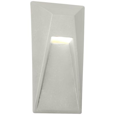 Justice Design Group Ambiance Vertice LED Wall Sconce - Color: White - CER-