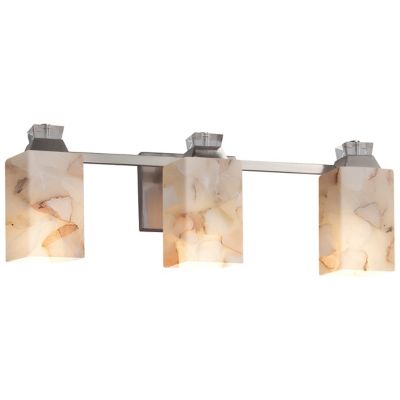 Justice Design Group Alabaster Rocks Ardent 3-Light Vanity Light - Color: B