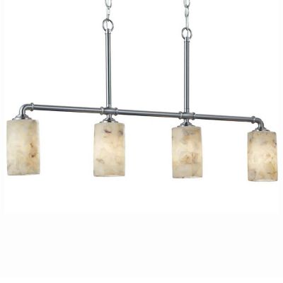 Alabaster Rocks! Bronx 4-Light Linear Suspension
