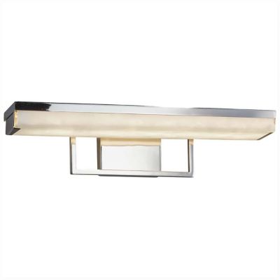 Justice Design Group Clouds Elevate Linear LED Vanity Light - Color: Silver