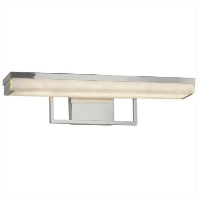 Justice Design Group Clouds Elevate Linear LED Vanity Light - Color: Silver