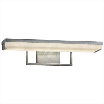 Justice Design Group Fusion Elevate Linear LED Vanity Light - Color: Silver