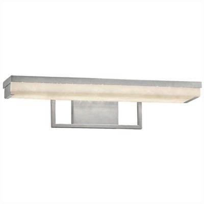 Justice Design Group Fusion Elevate Linear LED Vanity Light - Color: Silver