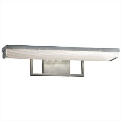 Justice Design Group Fusion Elevate Linear LED Vanity Light - Color: Silver