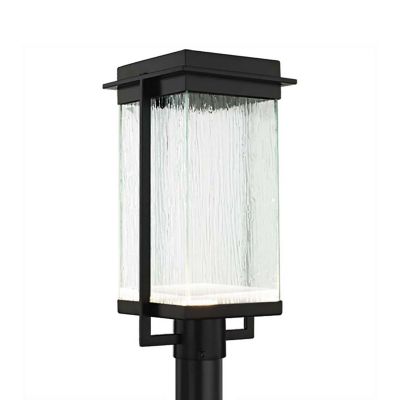 Justice Design Group Fusion Pacific LED Outdoor Post Light - Color: Clear -