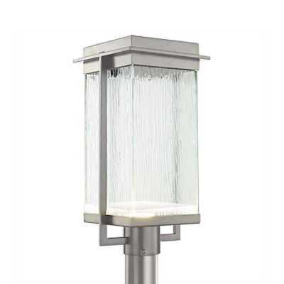 Justice Design Group Fusion Pacific LED Outdoor Post Light - Color: Clear -