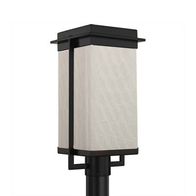 Justice Design Group Fusion Pacific LED Outdoor Post Light - Color: White -