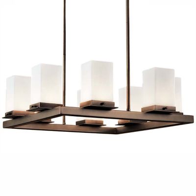 Justice Design Group Fusion Laguna 8-Light LED Outdoor Chandelier - Color: 