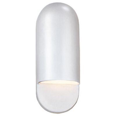 Justice Design Group Ambiance Capsule ADA Wall Sconce - Color: White - Size