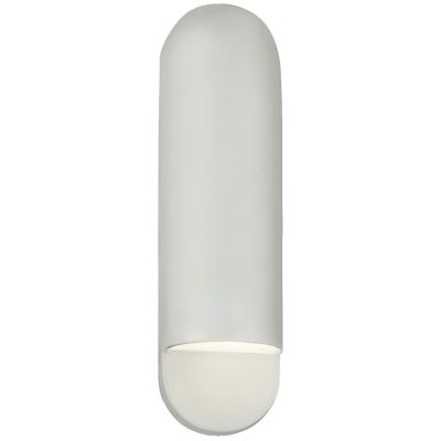 Justice Design Group Ambiance Capsule ADA Wall Sconce - Color: White - Size