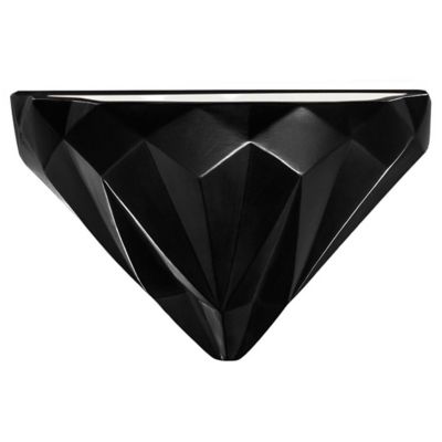 Justice Design Group Ambiance Geometric Wall Sconce - Color: Black - CER-56