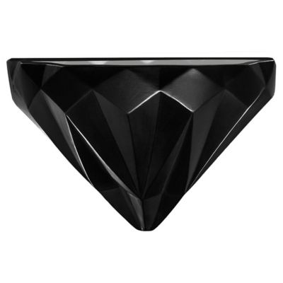 Justice Design Group Ambiance Geometric Wall Sconce - Color: Black - CER-56